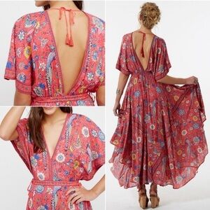 SPELL 🌸 Vintage Lovebird Half Moon Gown- Small 2016 Collection